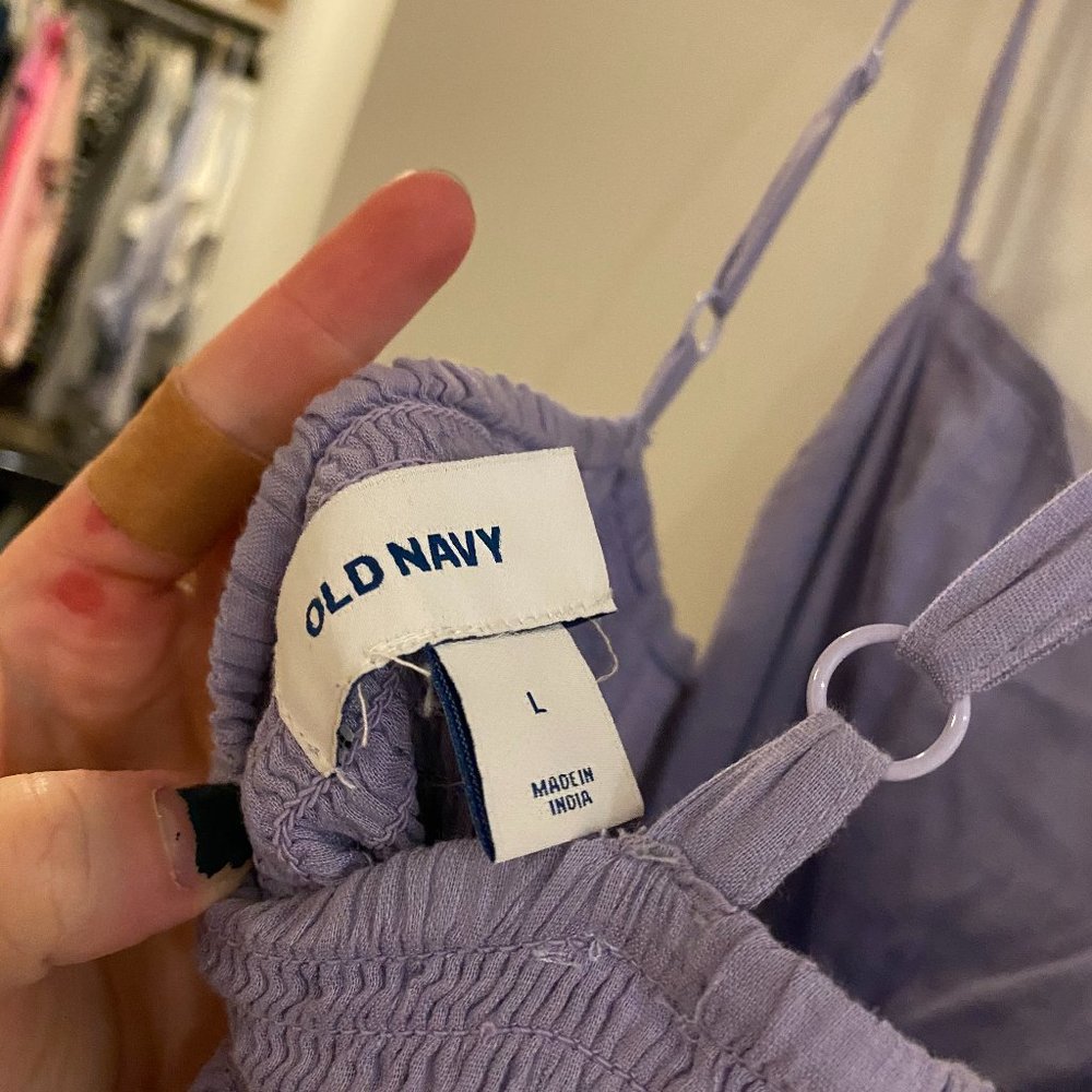 Lavender/Purple Drop Waist Sundress